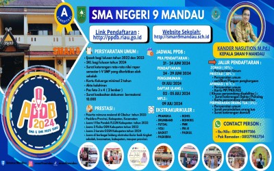 INFO PENERIMAAN PESERTA DIDIK BARU TAHUN 2024
